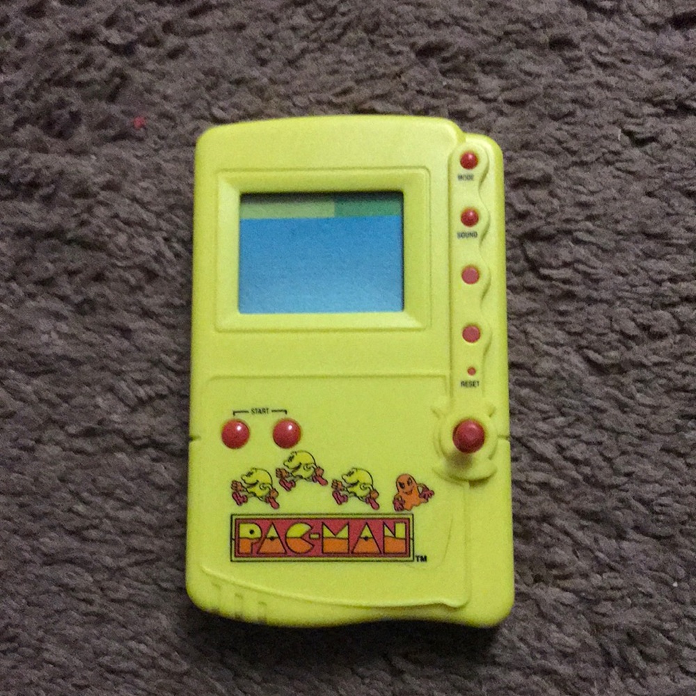 Pac-Man handheld vintage video game 1997 console